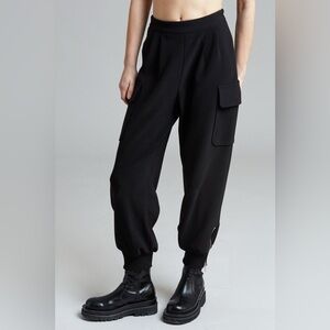 Frankie Shop Women's Black Cargo Pants